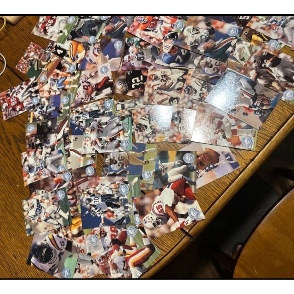 Over 90 vintage nfl pro set football cards